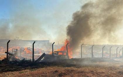 Empresa de produtos recicláveis é atingida por incêndio