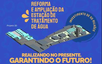 Prefeitura fará festa para assinatura de contrato para reforma e ampliação da ETA de Penápolis