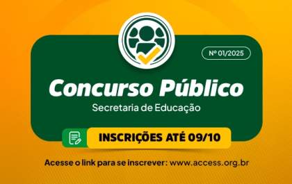 Inscrições para concurso da Educação em Birigui terminam em 9 de outubro