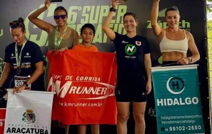 Atleta andradinense Kátia Franco conquista 5º lugar geral no 6º Super Desafio Meia Maratona de Araçatuba