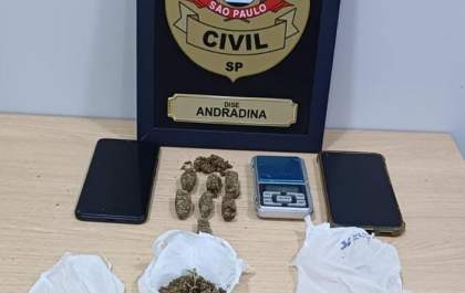 DISE de Andradina prende em flagrante suspeito pelo crime de tráfico de drogas no bairro Barbaroto