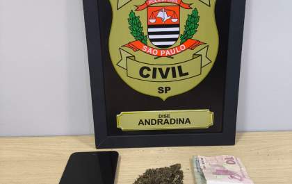 DISE de Andradina prende em flagrante suspeito pelo crime de tráfico de drogas no bairro Gasparelli