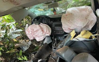 Motorista morre em acidente na MS-040 em Santa Rita do Pardo