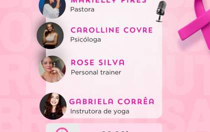 Conexão UNA promove evento gratuito do Outubro Rosa com alongamento, yoga, bate-papo e café da manhã