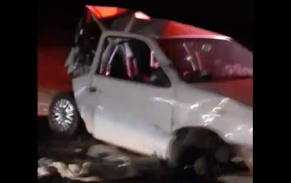 Menina que teve órgãos doados estava em carro atingido na traseira na Elyeser