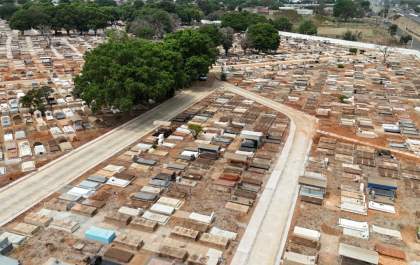 Concluída pavimentação do Cemitério Recanto de Paz
