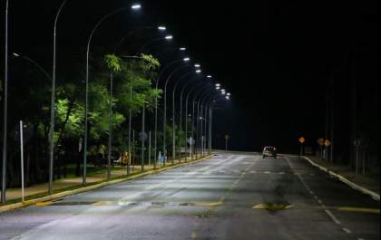Três Lagoas inicia modernização da iluminação pública com investimento de LED