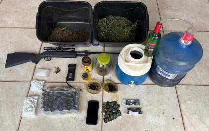 Homem é preso em Três Lagoas por tráfico de drogas e posse ilegal de arma