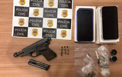 Polícia Civil de Valparaíso faz 2 prisões em operações contra o tráfico de drogas