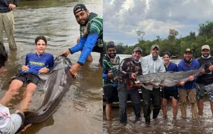 Adolescente Garfou um Peixão no MS: Pintado Maior Que Ele Próprio!