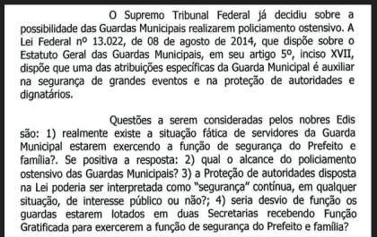 Vereadores decidirão sobre CEI contra prefeito de Araçatuba por utilizar guardas municipais para segurança pessoal