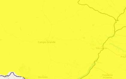 Três Lagoas terá sol e baixa umidade nesta sexta-feira (24), alerta o Inmet