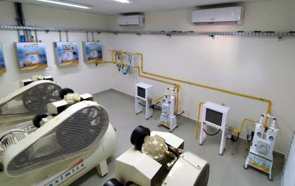 Novo sistema de produção de gases medicinais da Santa Casa de Araçatuba entra em operação