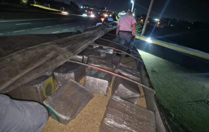 Motorista de Birigui é preso com caminhão carregado com mais de 1 tonelada de maconha