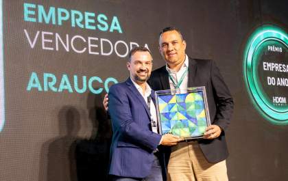 Arauco é eleita Empresa do Ano no 3º Prêmio HDOM