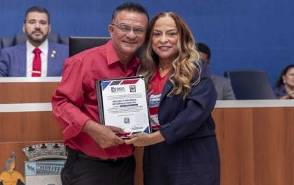 Márcio Ribeiro é homenageado pela Câmara Municipal de Três Lagoas