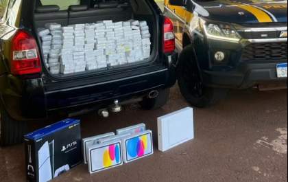 Médico é preso com 289 iPhones e 13 iPads avaliados em R$ 2,2 milhões em Dourados