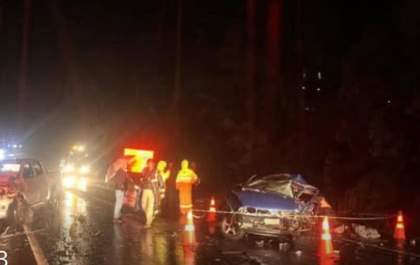 Tragédia na ponte entre Itapura e Castilho: quatro pessoas da mesma família morrem em colisão frontal