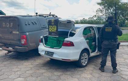 DOF Intercepta 2 Indivíduos com mais de 620 Kg no Interior do Estado