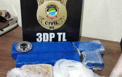 Polícia Civil prende quatro pessoas por tráfico de drogas em Três Lagoas