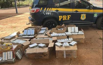 Na “rota do minério”, PRF faz 2ª maior apreensão de cocaína do ano em MS