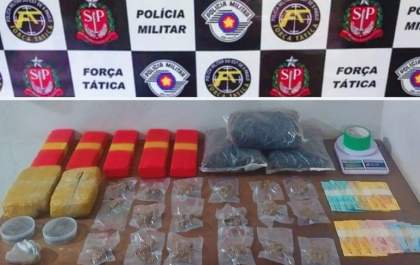 Homem é preso em Birigui com mais de 5 quilos de maconha