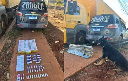 Canetas emagrecedoras e cocaína são apreendidas em caminhão dos Correios