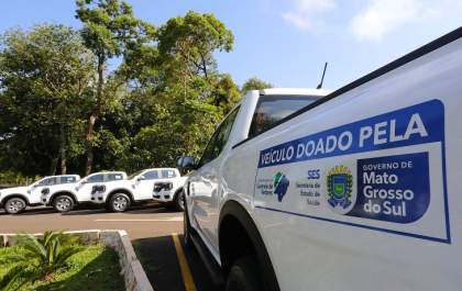 Governo entrega veículos para reforçar vigilância em saúde em 14 municípios de MS