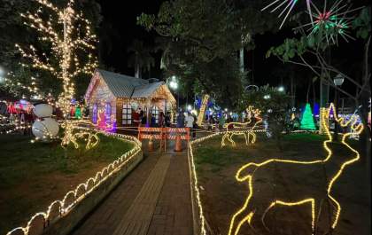 Prefeitura de Birigui inaugura iluminação de Natal da praça Dr. Gama no sábado