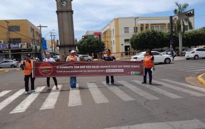 Defesa Civil apoia ação de saúde no Centro de Três Lagoas