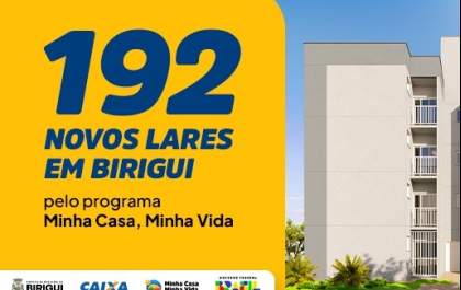 Prefeitura de Birigui abre inscrições para 192 apartamentos do Minha Casa Minha Vida