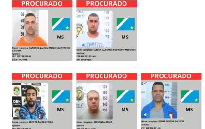Governo lança site nacional com lista dos 216 foragidos mais procurados