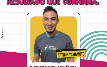 CEA celebra aprovação de Arthur Yamamoto