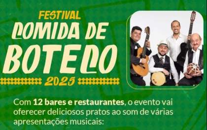 Show com Demônios da Garoa no Festival Comida de Boteco é antecipado para as 18h