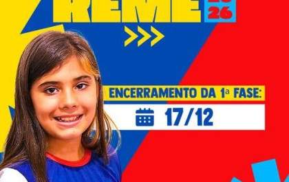 Primeira fase da pré-matrícula da REME 2026 termina nesta quarta-feira (17)