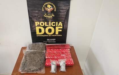 DOF prende homem com drogas que seriam entregues no interior do estado