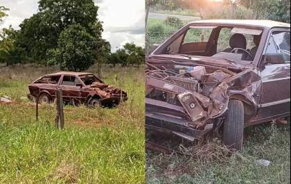 Mulher morre após capotamento na MS-497