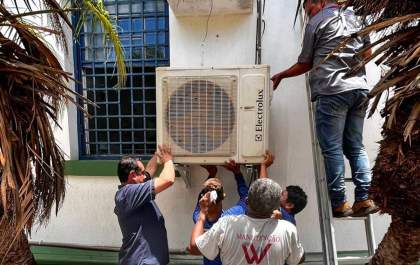 Ar-condicionado da Pediatria do pronto-socorro municipal é trocado após cobrança da Prefeitura