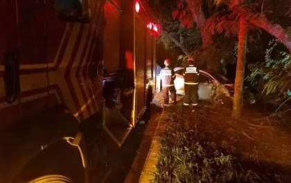 Idosa morre e duas pessoas ficam feridas em acidente entre veículos na BR-262