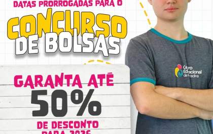 Ainda dá tempo de participar do Concurso de Bolsas do Terceirão 2026 do CEA