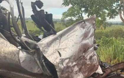 Motorista morre após colisão frontal com carreta na BR-158
