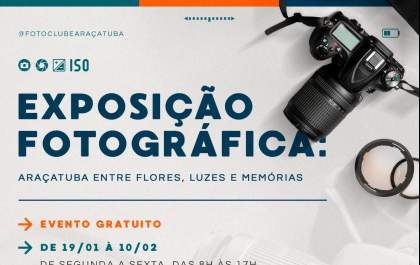 Exposição 'Araçatuba entre Flores, Luzes e Memórias' valoriza identidade local&nbsp;