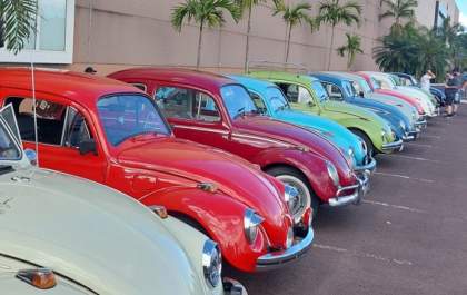 Dia do Fusca será comemorado no sábado com encontro em shopping de Araçatuba