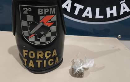 Caiu na malha fina da PM: Força Tática prende traficante no Jardim Alvorada