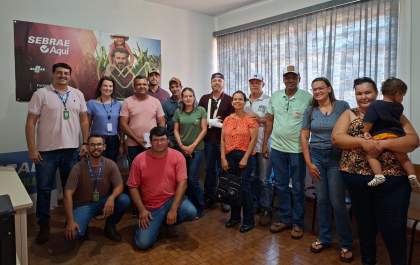 Sebrae Aqui leva inovação e orientação estratégica aos produtores rurais de Murutinga do Sul