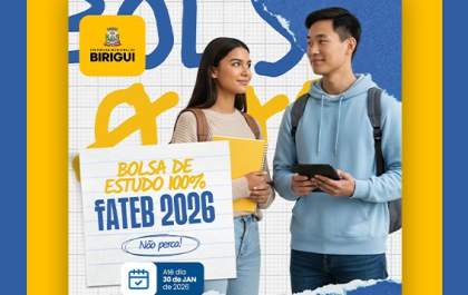 Birigui abre edital com 60 bolsas integrais na FATEB&nbsp;
