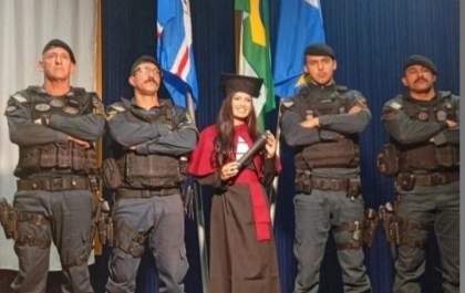 Força Tática transforma saudade em honra durante formatura de filha de policial assassinado