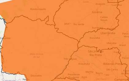Previsão do tempo indica sol e pancadas de chuva em Três Lagoas
