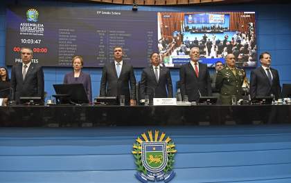 Governo de MS reforça parceria com a Alems na abertura do ano legislativo
