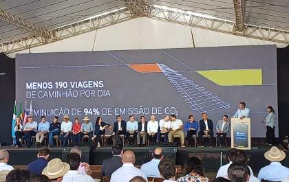 Arauco lança Pedra Fundamental da Ferrovia do Projeto Sucuriú em Inocência